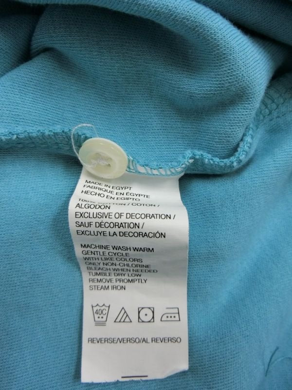 【美品】IZOD(アイゾッド) ポロシャツ 水色 メンズ M ゴルフウェア