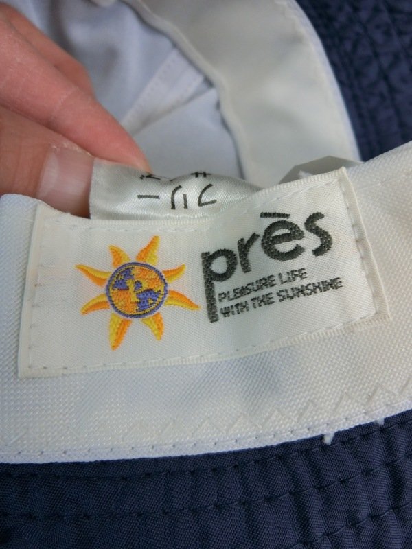 Pres チューリップハット 青 レディース フリー ゴルフ用品 1804-608