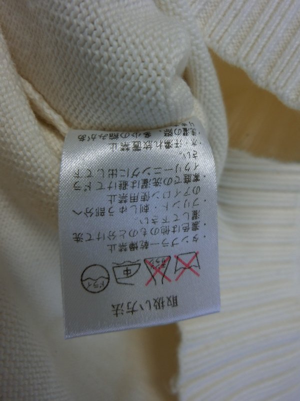 ZOY(ゾーイ) フルジップニットセーター 白 レディース 表記無し ゴルフウェア