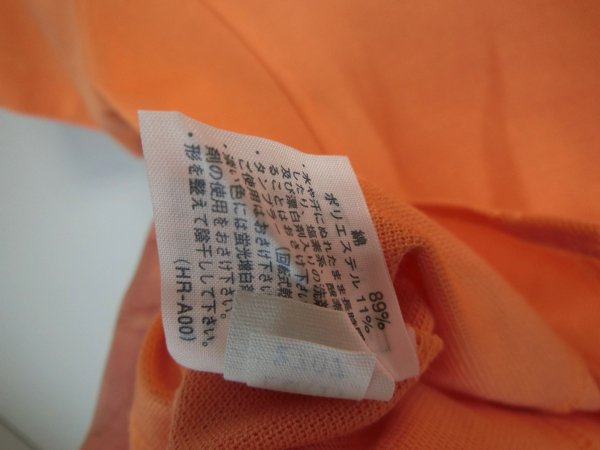 Munsingwear(マンシングウェア) ハーフジップアップシャツ オレンジ レディース S ゴルフウェア