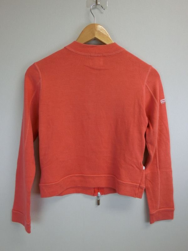 中古 ゴルフウェア ZOY(ゾーイ) ニットブルゾン ピンク レディース M