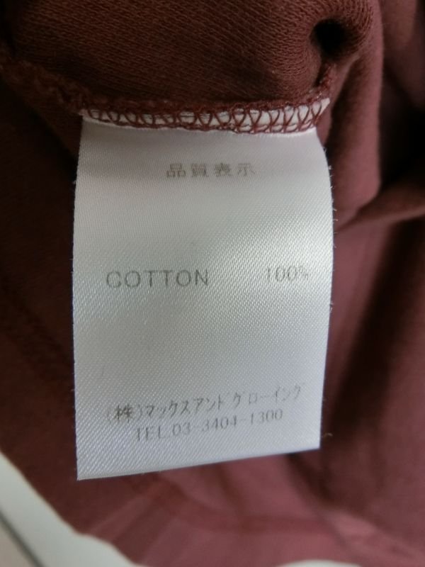 ZOY(ゾーイ) ハイネックシャツ あずき色 レディース B