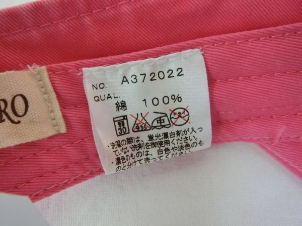 anvil サンバイザー ピンク レディース フリーサイズ ゴルフ用品 1809-0043 中古