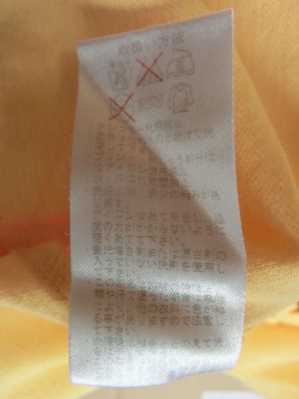 ZOY(ゾーイ) 半袖ポロシャツ 黄 メンズ 2 ゴルフウェア 1904-0714 中古