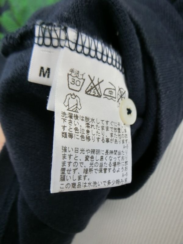 Jun and Rope(ジュン アンド ロペ) ポロシャツ 紺ピンク緑 レディース M ゴルフウェア 1910-0040 中古