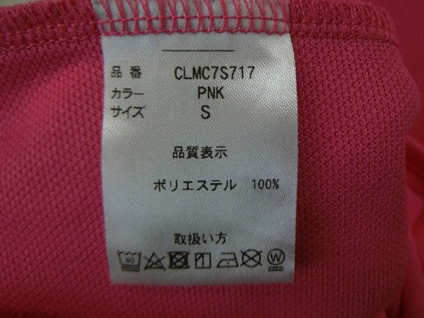 Clunk(クランク) ポロシャツ ピンク レディース S A