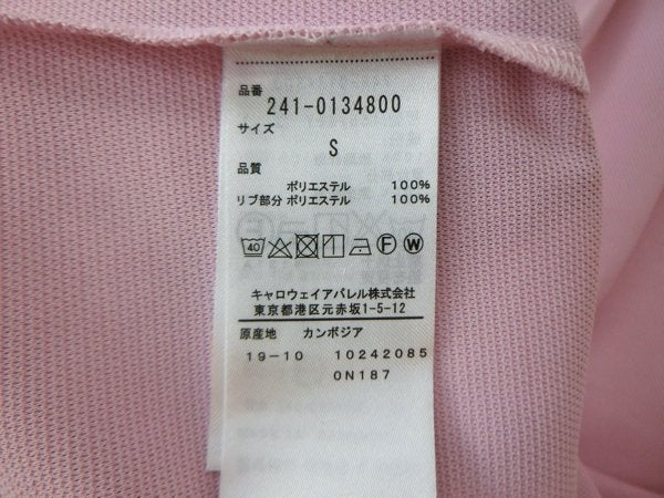 Callaway(キャロウェイ) ポロシャツ 薄ピンク レディース S 241-0134800 N