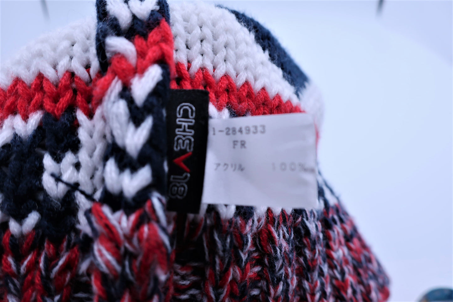 【美品】Callaway(キャロウェイ) ニットキャップ 赤紺 レディース フリーサイズ ゴルフ用品 2201-0174 中古