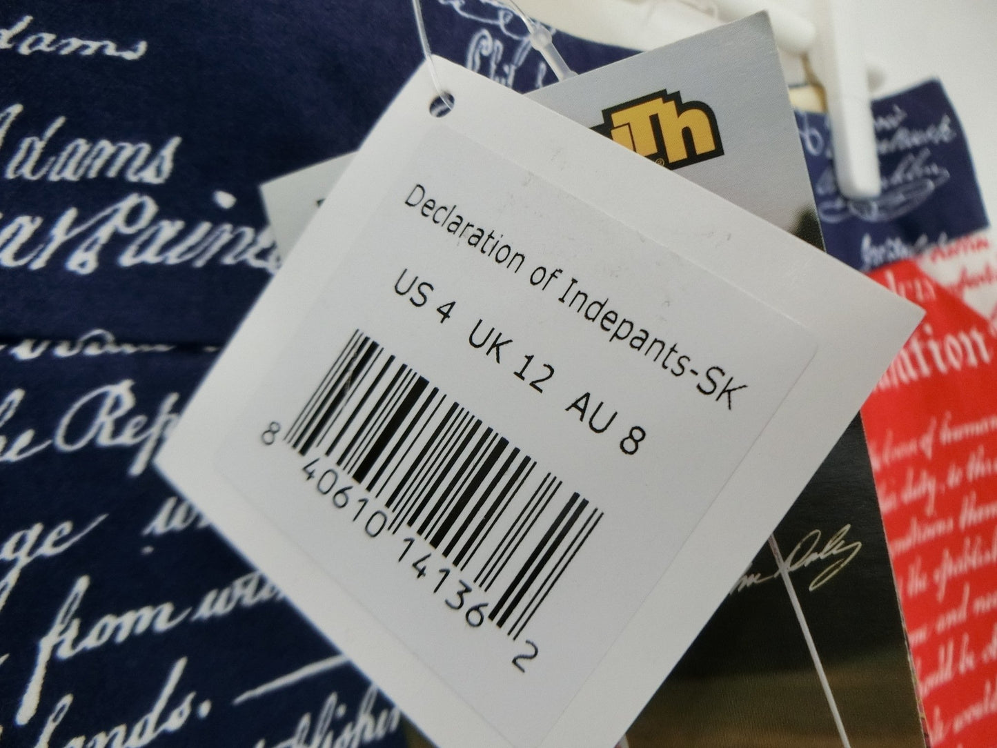 【未使用品】LOUDMOUTH(ラウドマウス) スカート 赤青白 レディース US4 ゴルフウェア 2203-0338 新品