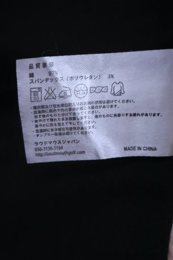 LOUDMOUTH(ラウドマウス) スカート ?黒千鳥柄 レディース US 4 ゴルフウェア 2207-0204 中古
