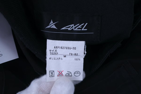 AXEL(アクセル) パンツ 黒 メンズ M ゴルフウェア 2212-0048 中古