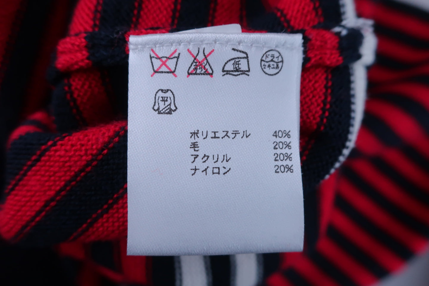 【美品】FILA GOLF(フィラゴルフ) ハーフジップニットブルゾン 黒赤 レディース M ゴルフウェア 2212-0197 中古