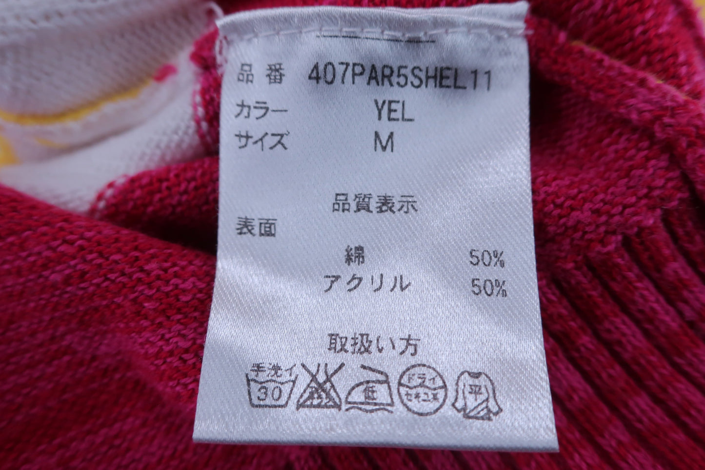 PAR72(パーセッタンタドゥエ) ベスト 黄 レディース M ゴルフウェア 2301-0298 中古