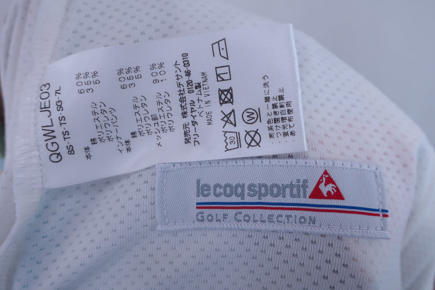 【美品】le coq sportif(ルコックスポルティフ) パンツ一体型スカート 水色花柄 レディース 9 ゴルフウェア 2303-0308 中古