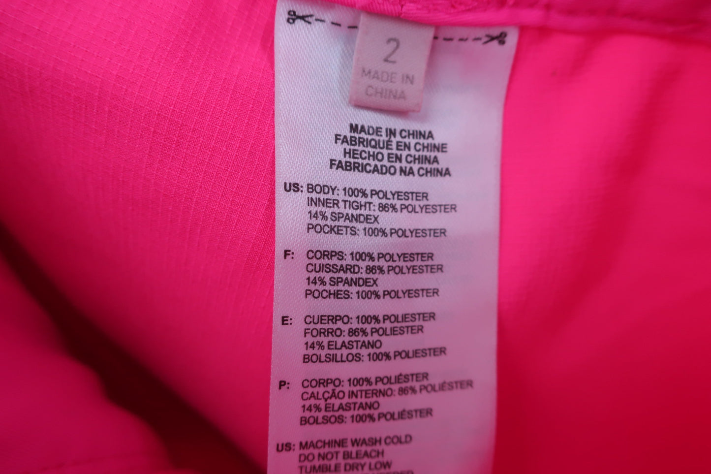 【美品】adidas(アディダス) スカート ピンク レディース 2 ゴルフウェア 2307-0053 中古