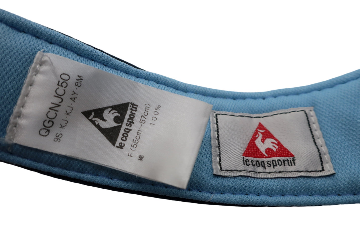 le coq sportif(ルコックスポルティフ) サンバイザー 紺 レディース 55~57? QGCNJC50 ゴルフ用品 2310-0094 中古