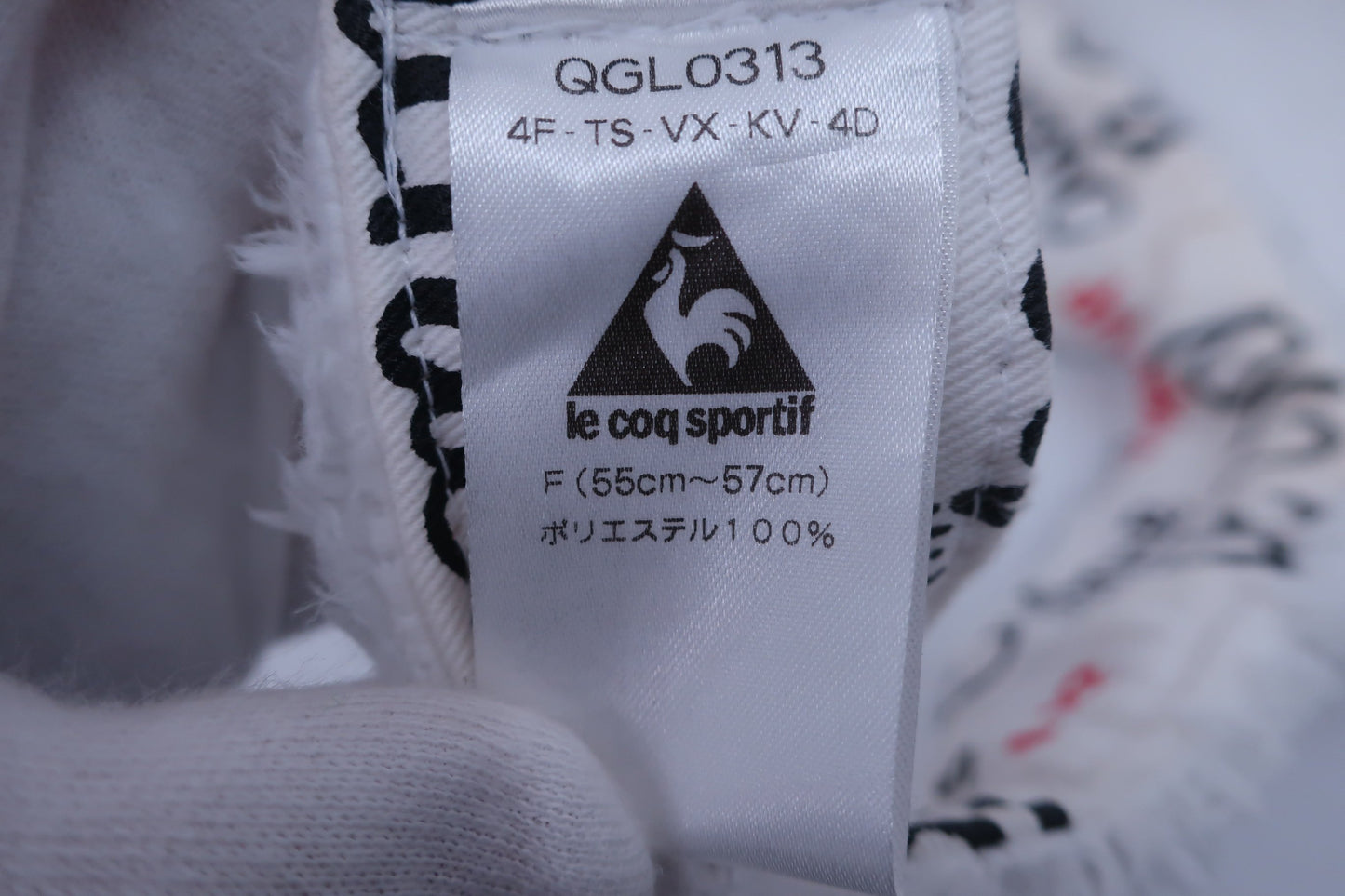 le coq sportif(ルコックスポルティフ) ボアサンバイザー 白 レディース フリーサイズ ゴルフ用品 2311-0057 中古