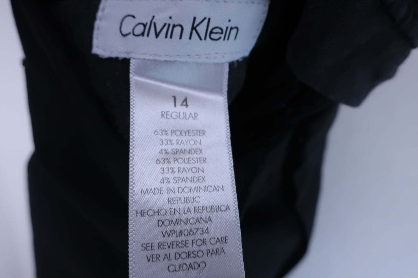 Calvin Klein golf(カルバンクラインゴルフ) パンツ 黒 レディース 14 ゴルフウェア 2312-0470 中古