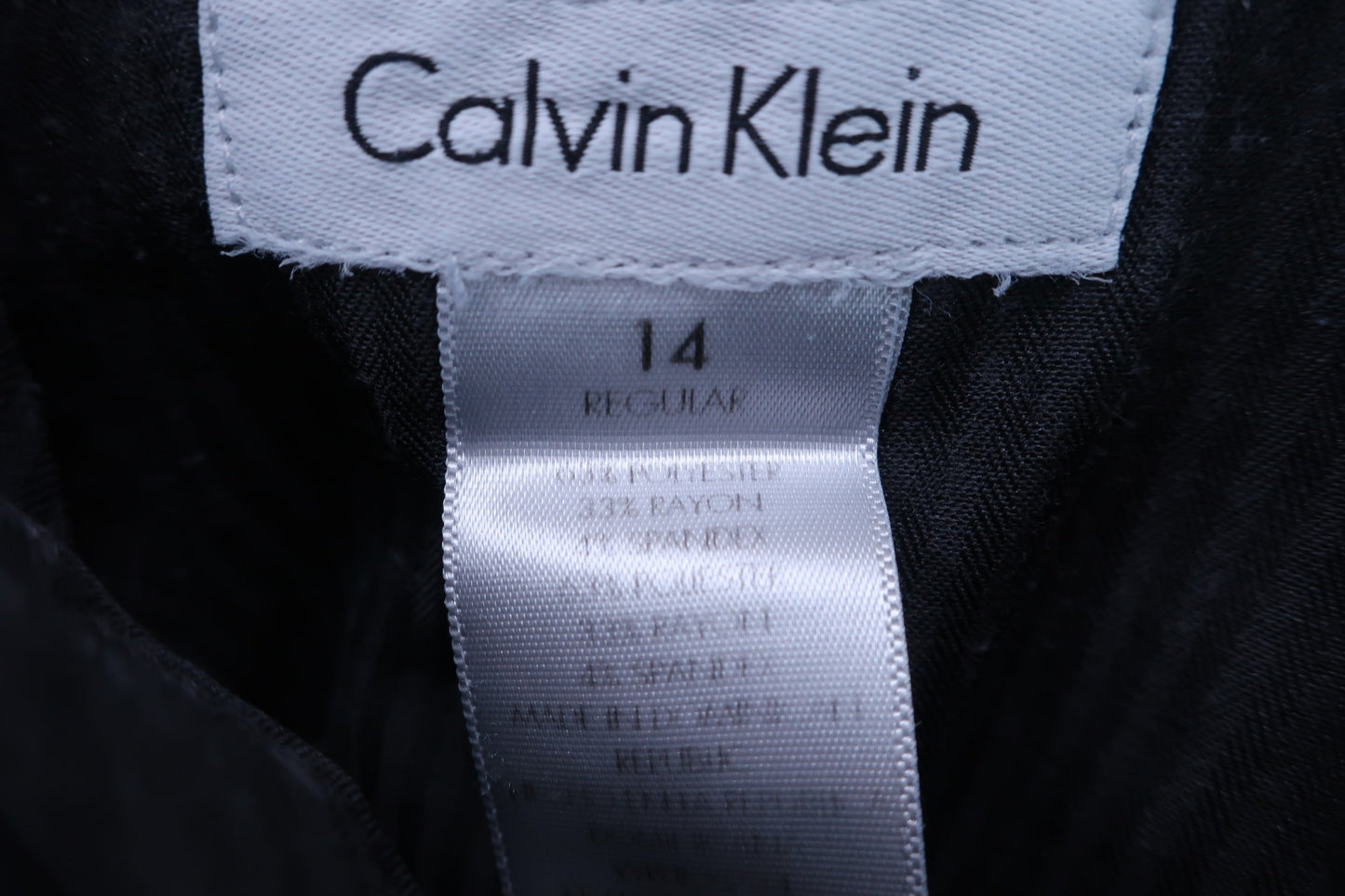 Calvin Klein golf パンツ 紺 レディース 14 ゴルフウェア 2312-0471 中古