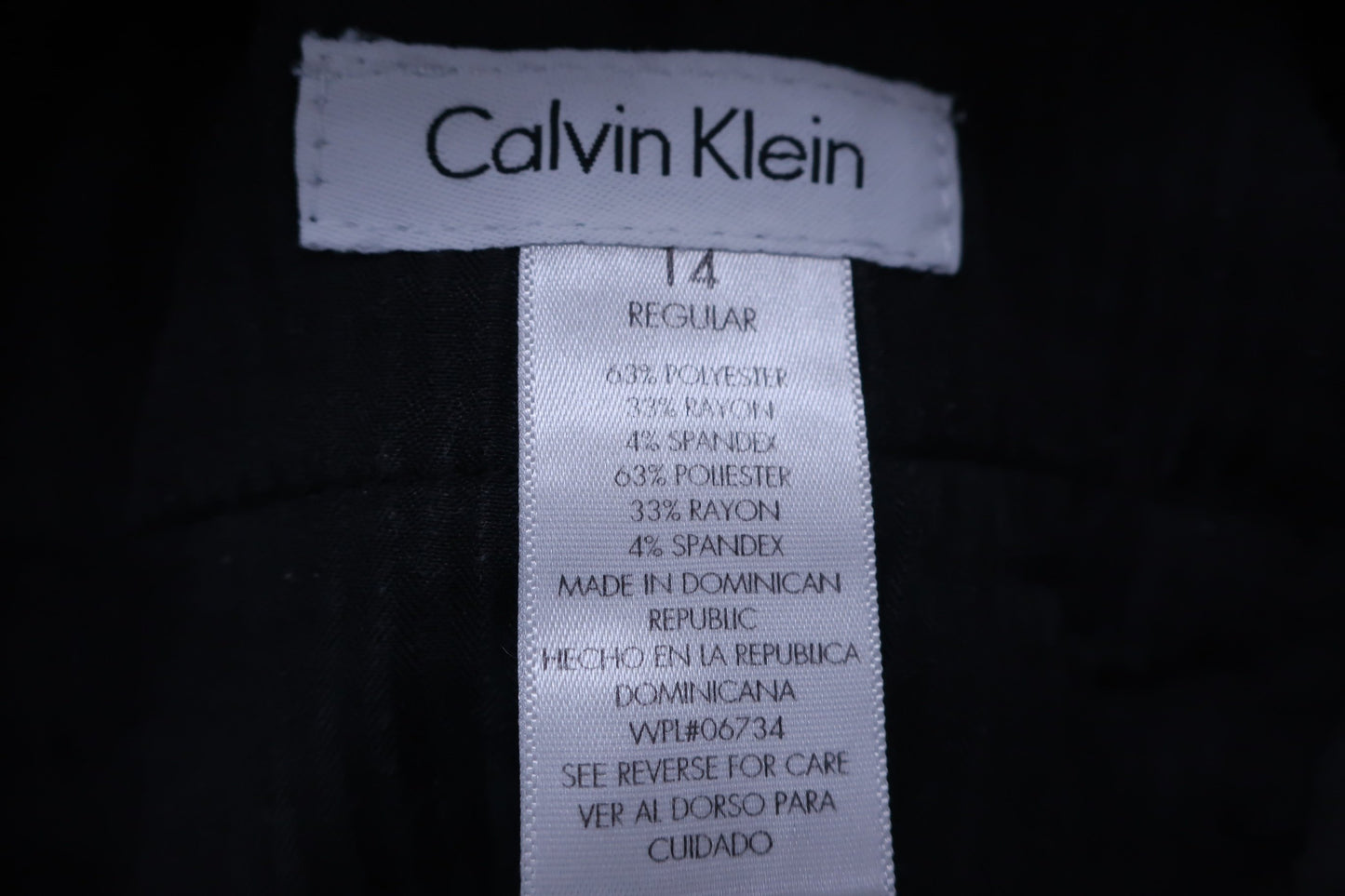 Calvin Klein golf(カルバンクラインゴルフ) パンツ グレー レディース 14 ゴルフウェア 2312-0472 中古