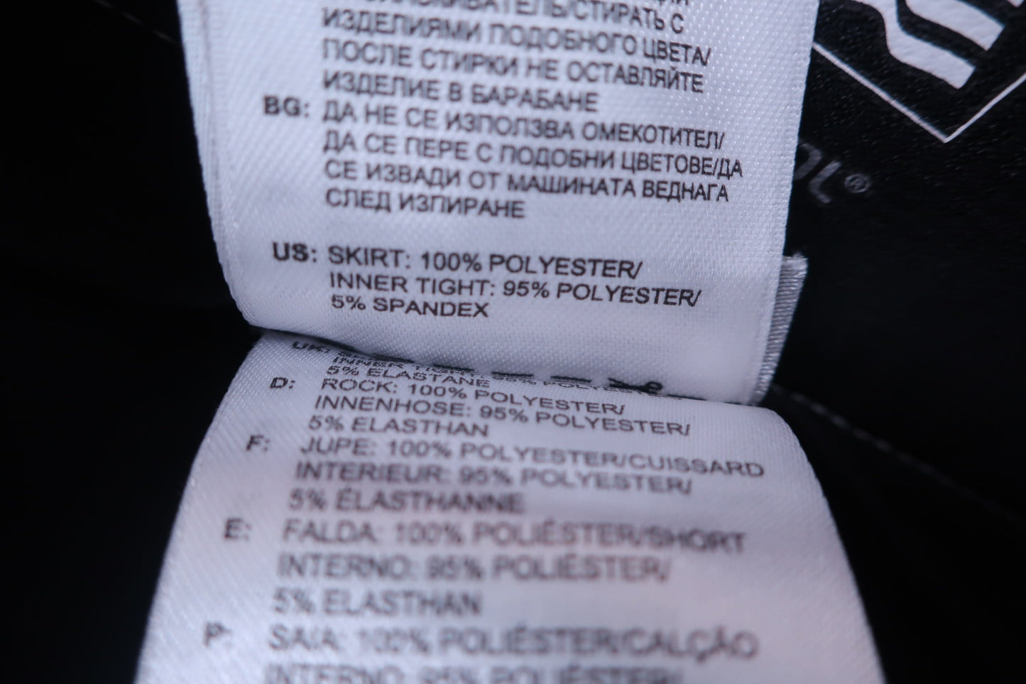 【美品】adidas(アディダス) スカート(インナーパンツ付き) 黒 レディース 6 ゴルフウェア 2312-0477 中古