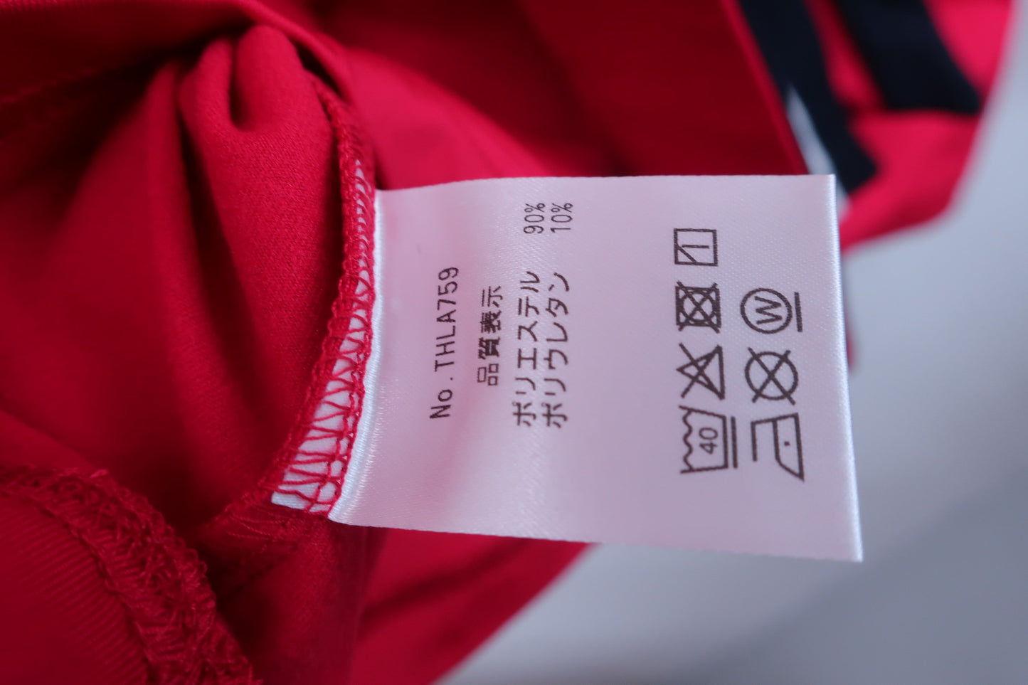 【未使用品】TOMMY HILFIGER GOLF(トミーヒルフィガーゴルフ) ハイネックシャツ 赤 レディース L THLA759 ゴルフ用品 2403-0401 新品