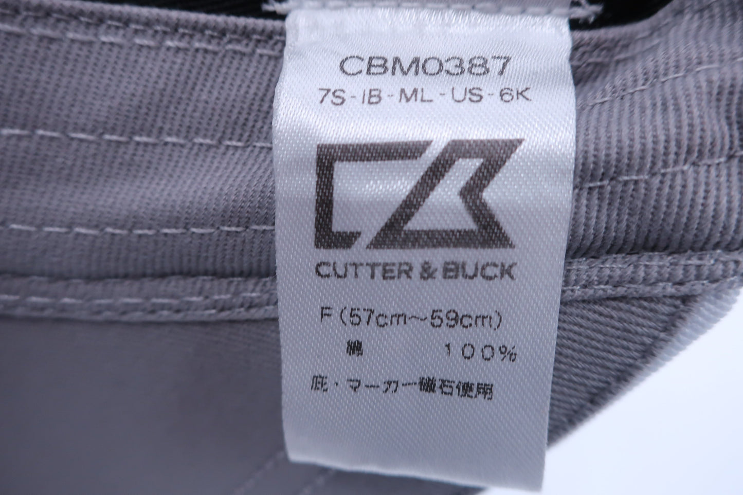 CUTTER&BUCK(カッター&バック) サンバイザー 黒 メンズ フリーサイズ A