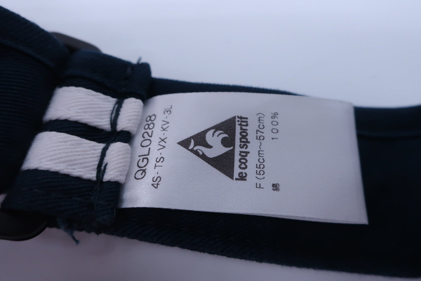 le coq sportif(ルコックスポルティフ) サンバイザー 紺 レディース フリーサイズ B