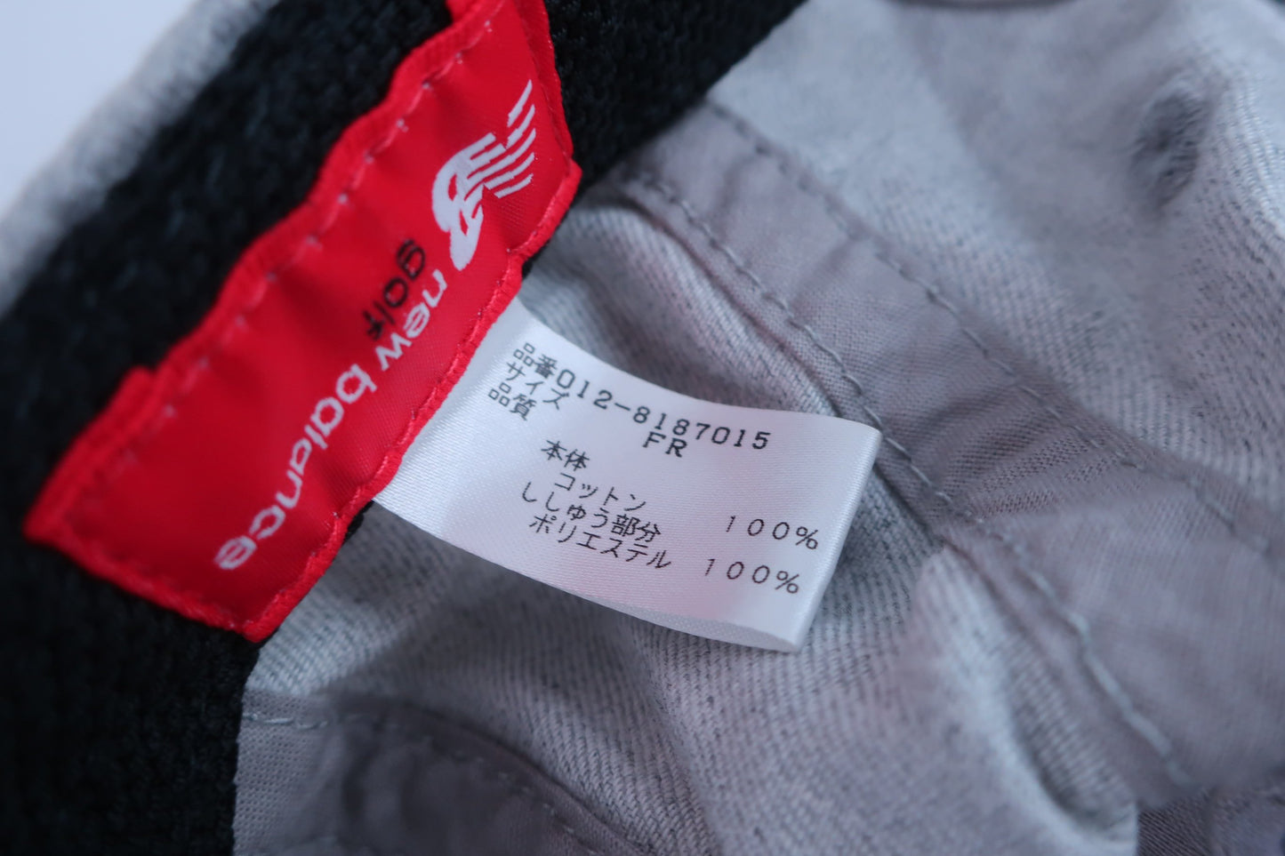 【美品】New Balance golf(ニューバランスゴルフ) キャップ グレー メンズ フリーサイズ ゴルフ用品 2405-0118 中古