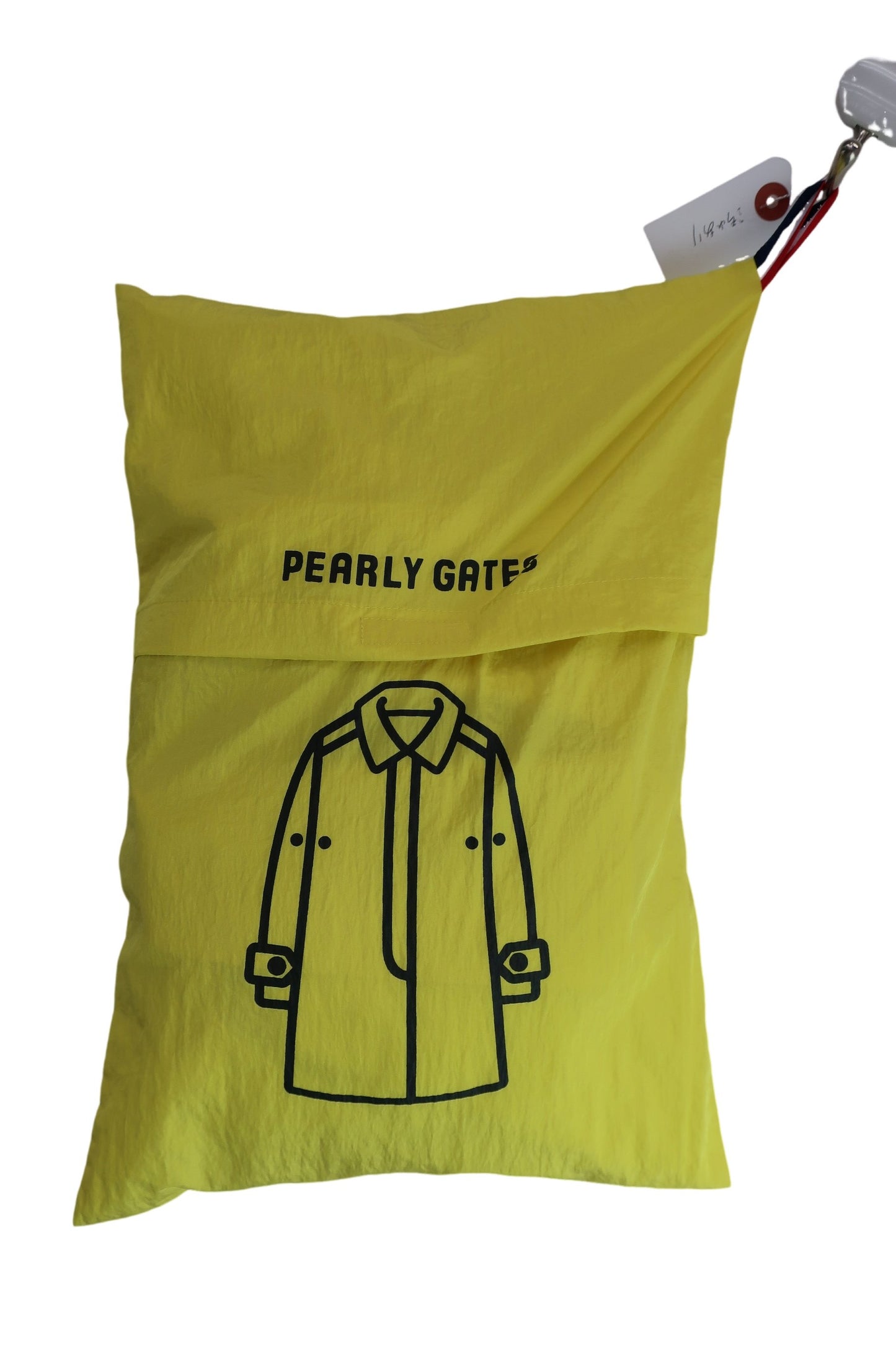 PEARLY GATES(パーリーゲイツ) レインコート(収納袋付) イエロー メンズ 4 053-8125201 B