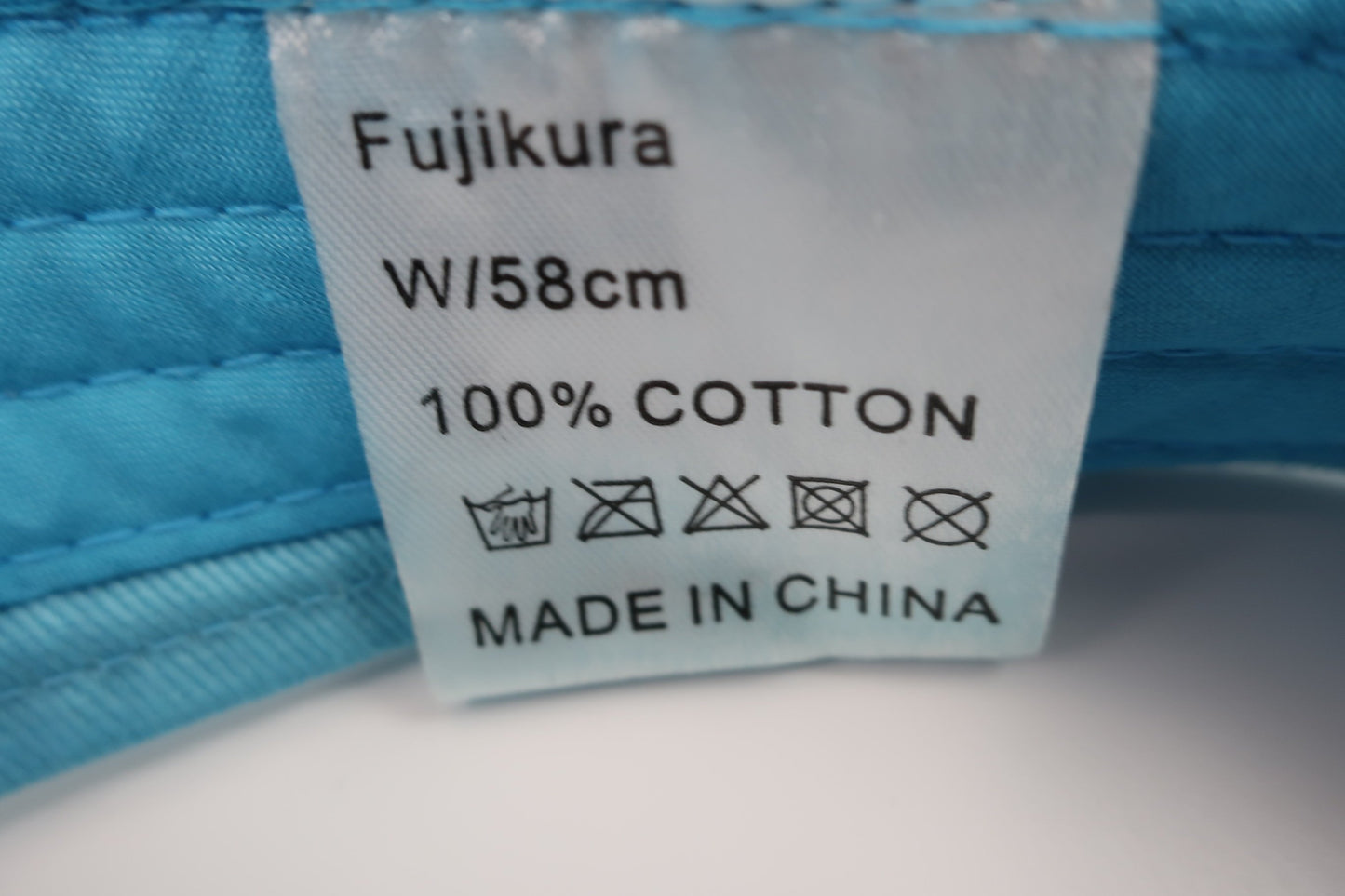 Fujikura(フジクラ) サンバイザー 水色 レディース 58cm ゴルフ用品 2406-0036 中古