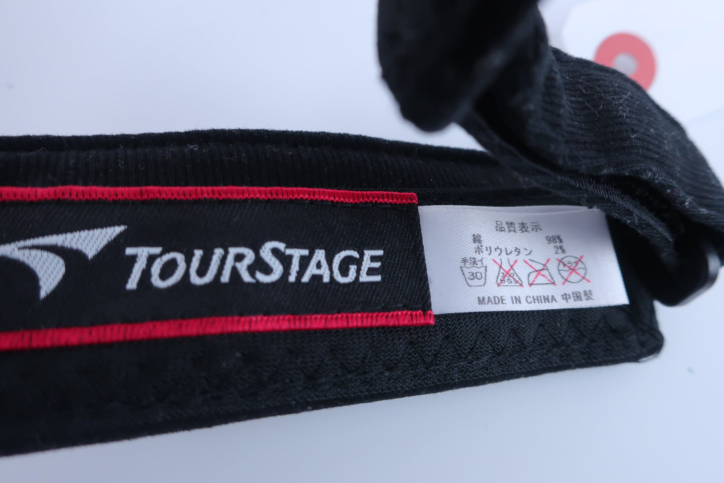 TOURSTAGE(ツアーステージ) サンバイザー 黒 メンズ F(56~59cm) A