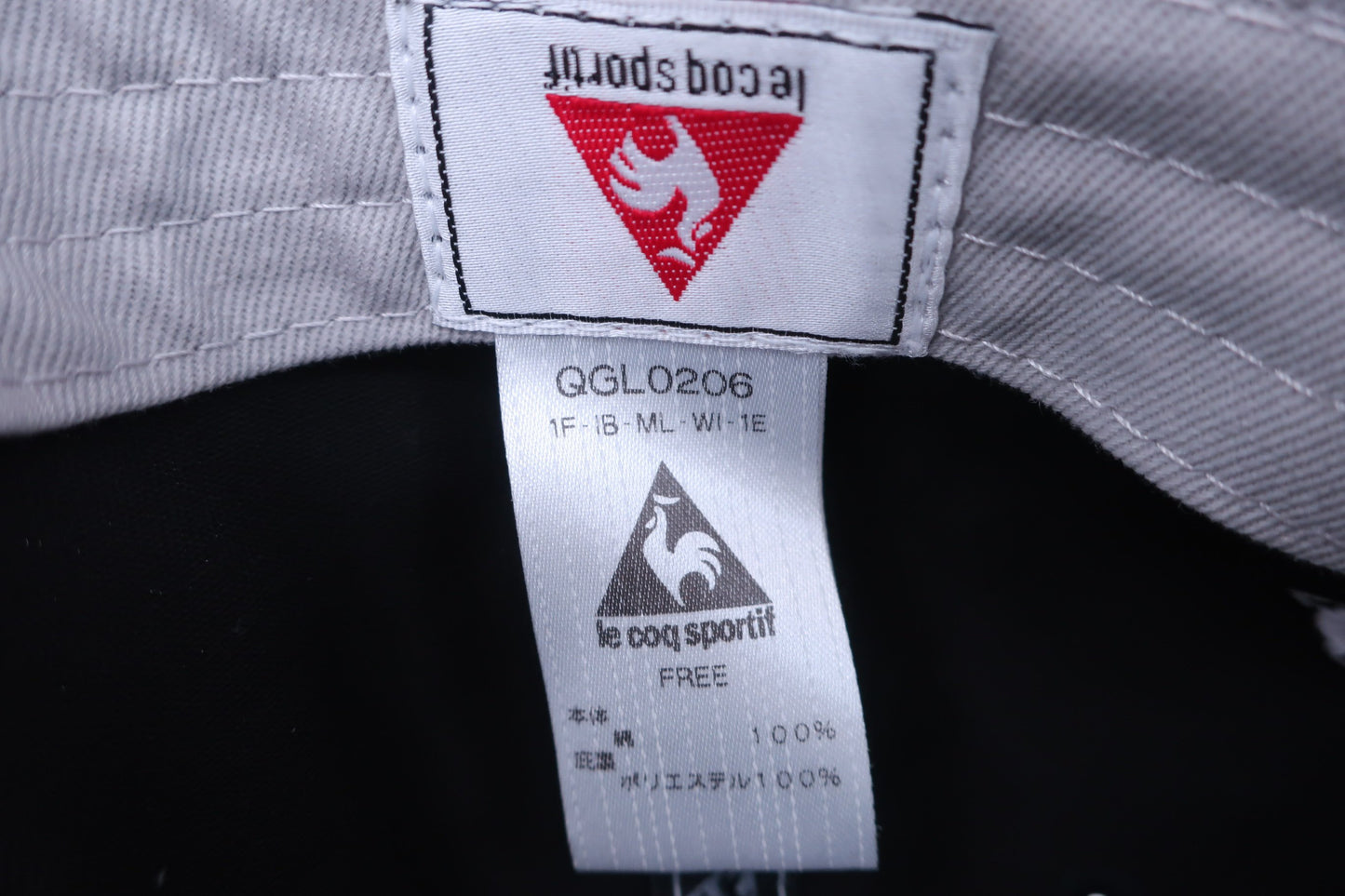 【美品】le coq sportif(ルコックスポルティフ) キャップ 黒 レディース F ゴルフ用品 2406-0455 中古
