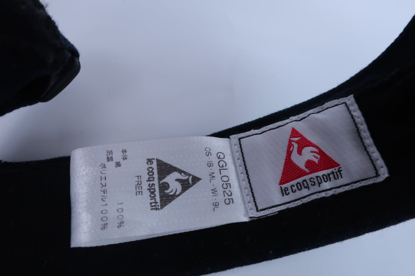 le coq sportif(ルコックスポルティフ) サンバイザー 紺 メンズ F ゴルフ用品 2406-0472 中古