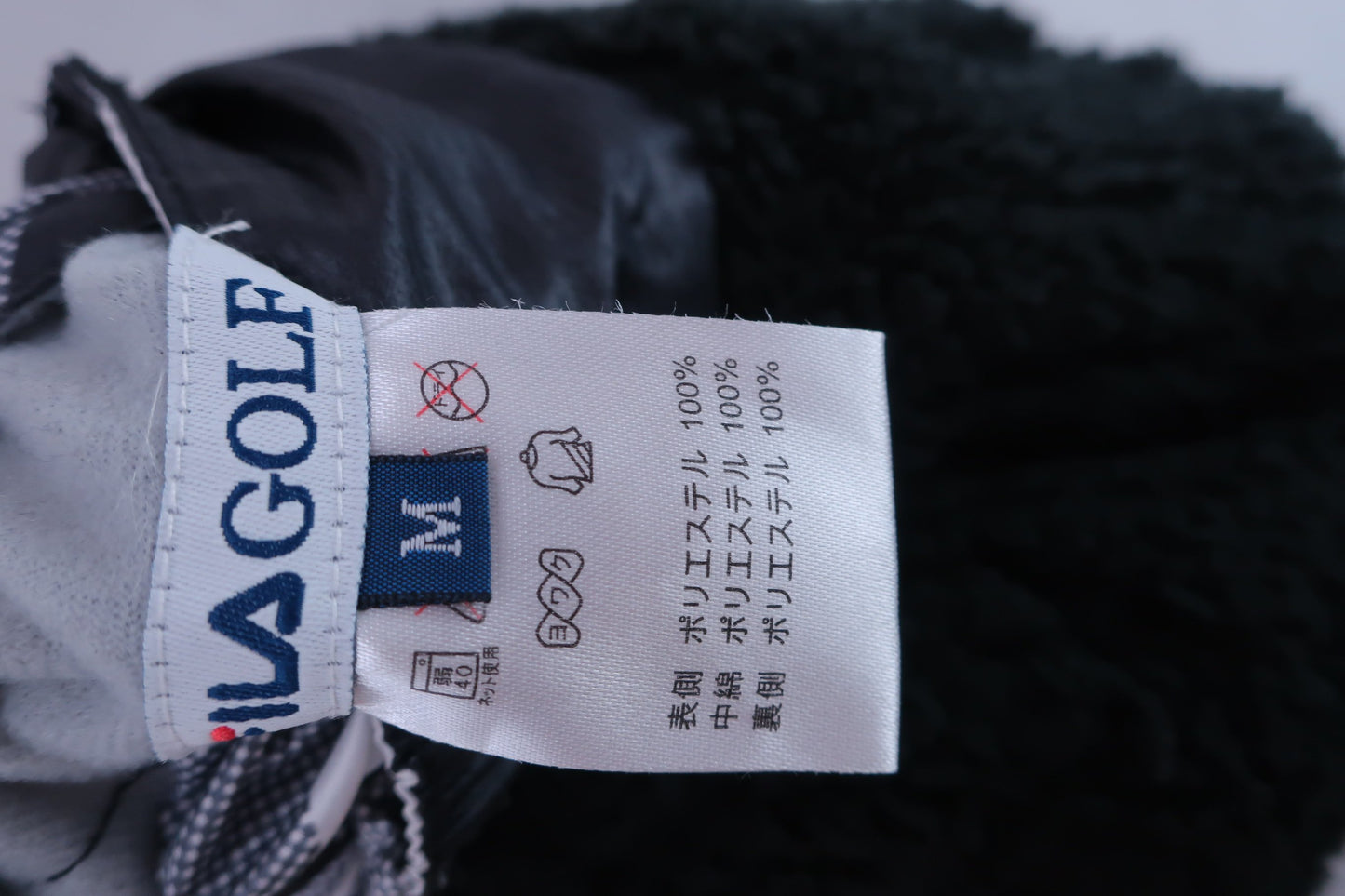 【美品】FILA GOLF(フィラゴルフ) リバーシブル裏起毛スカート 白黒チェック レディース M ゴルフ用品 2407-0265 中古