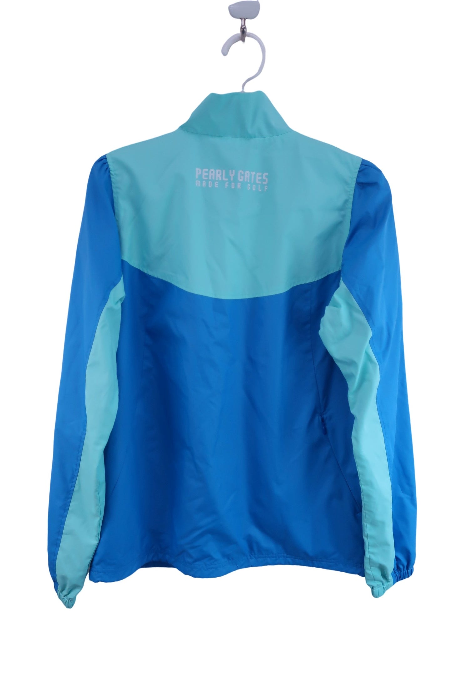 【美品】PEARLY GATES(パーリーゲイツ) ウィンドブレーカー 青系 レディース 1 055-220147 ゴルフ用品 2407-0561 中古