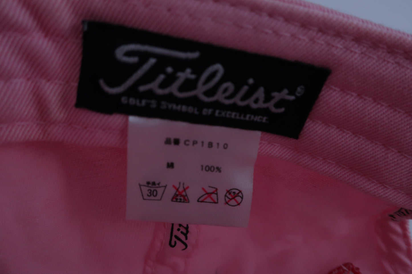 Titleist(タイトリスト) キャップ ピンク メンズ フリーサイズ ゴルフ用品 2408-0178 中古