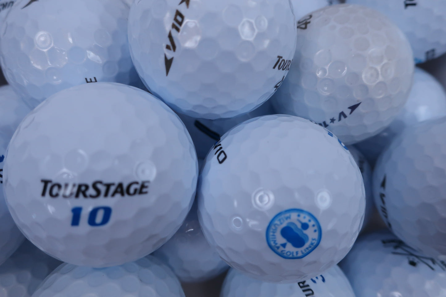 TOURSTAGE(ツアーステージ) ロストボール 白 20球 V10 ゴルフ用品 2408-0536 中古