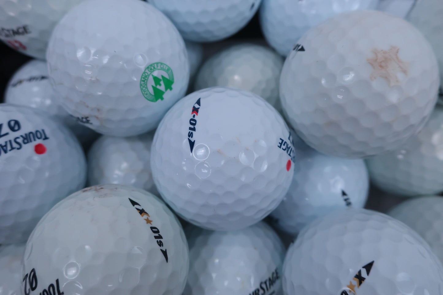 TOURSTAGE(ツアーステージ) ロストボール 白 20球 X-01/X-01s/X-01R+ ゴルフ用品 2408-0538 中古