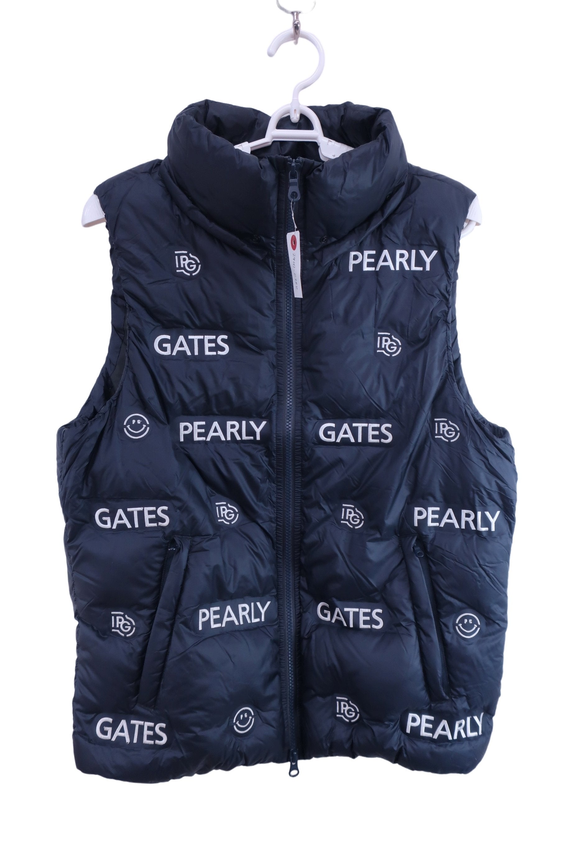 PEARLY GATES(パーリーゲイツ) ダウンベスト ネイビー メンズ 5 053-1258101 A【公式】中古ゴルフウェア通販・買取はクレイジーフェニックス  – 中古ゴルフウェア通販サイト クレイジーフェニックス