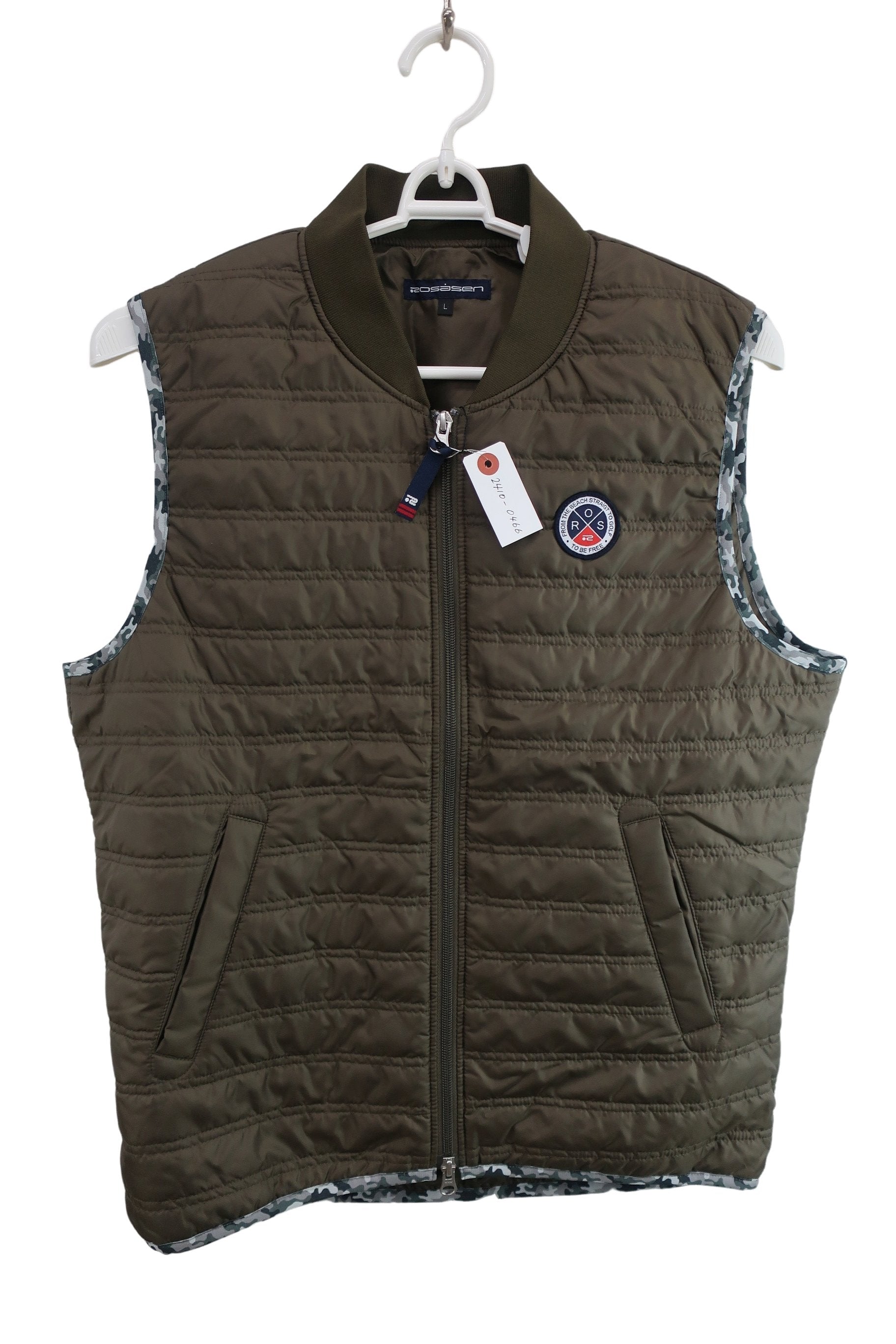 ロサーセン（rosasen）ゴルフウェア ベスト Lサイズ リバージブル