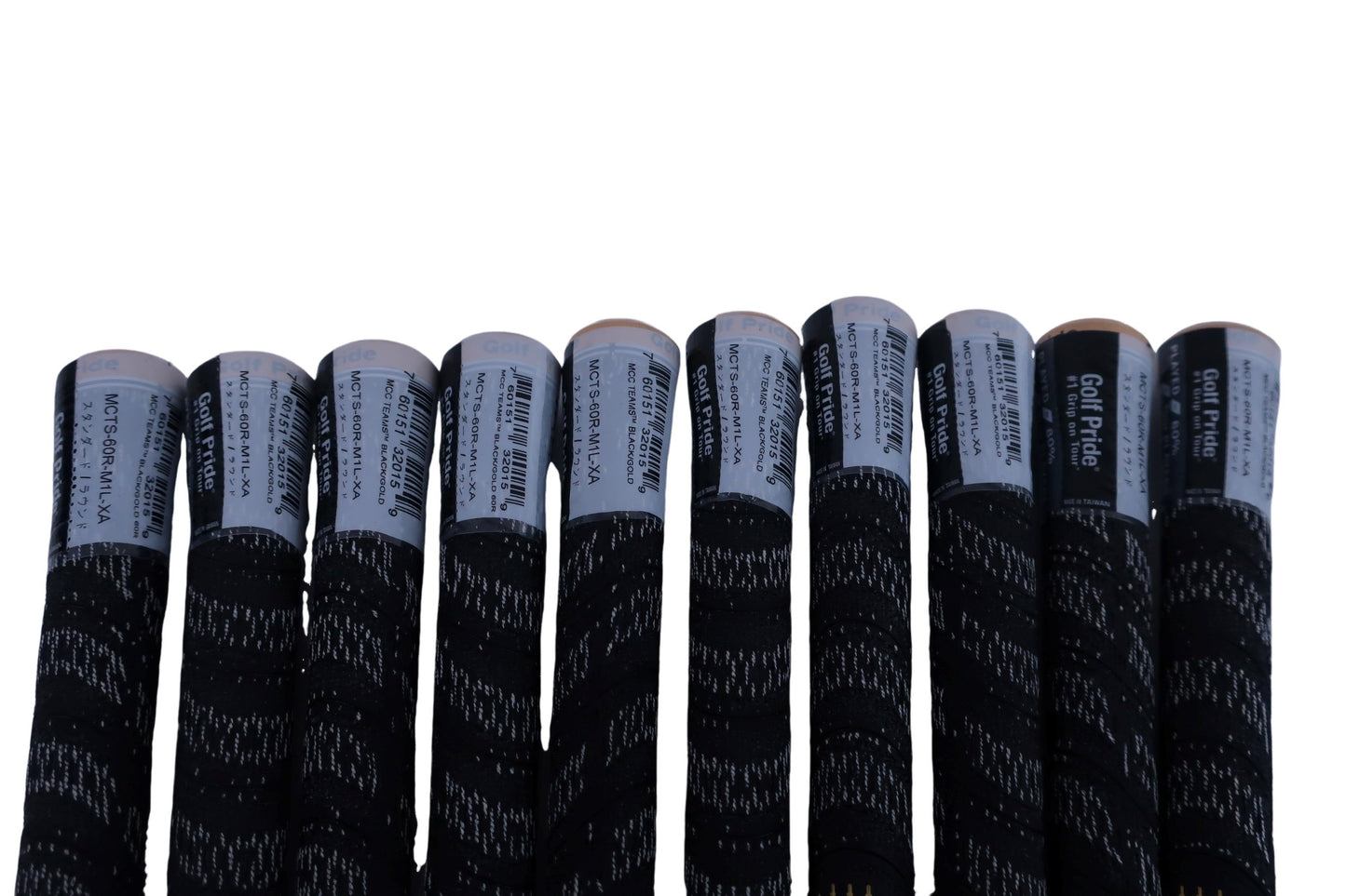 Golf Pride(ゴルフプライド) グリップ10本セット ブラック / ゴールド M60R 50g MCTS-60R-M1L-XA N-2