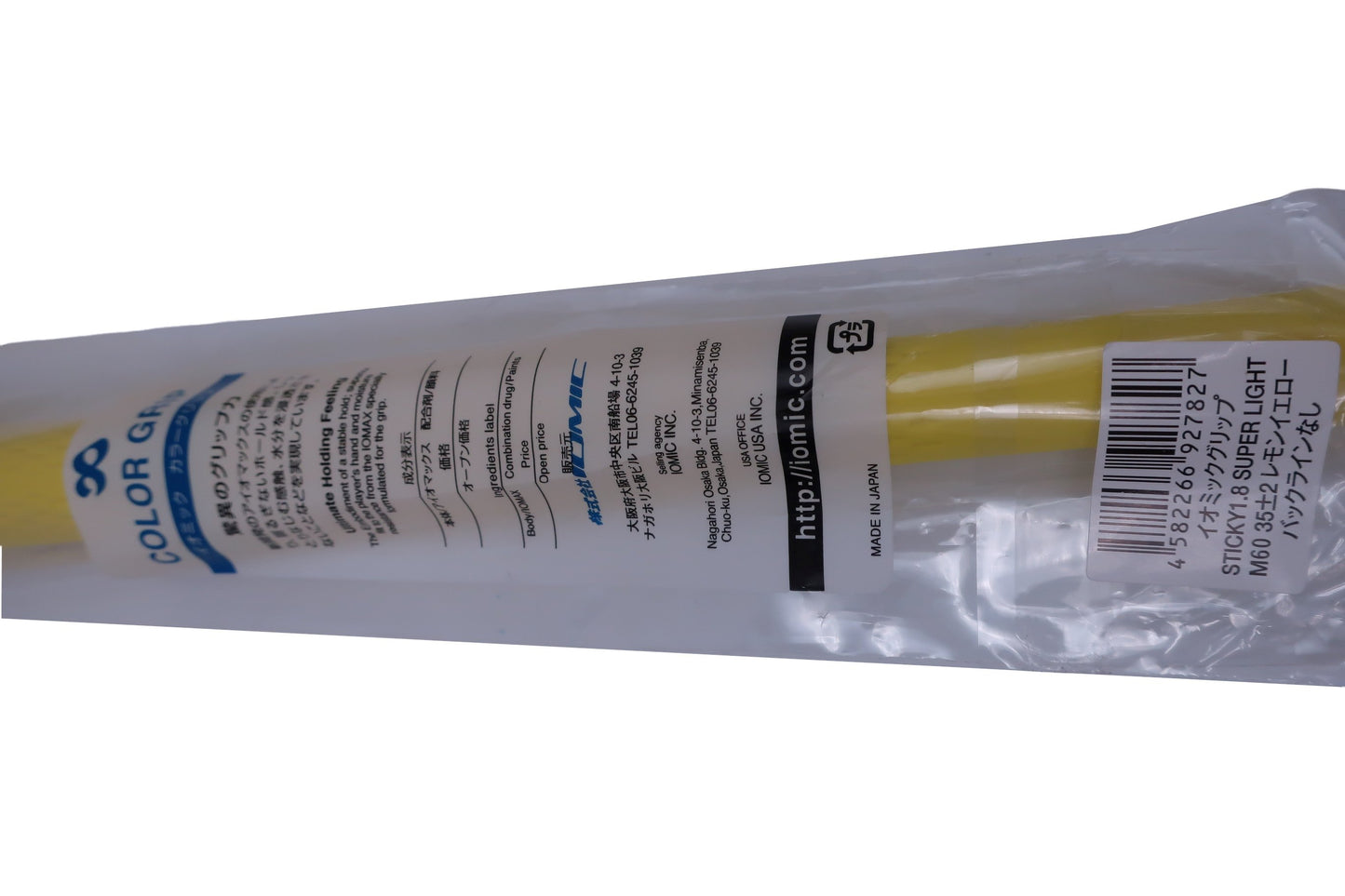 IOMIC(イオミック) ゴルフグリップ2本セット レモンイエロー M60 35±2 STICKY1.8 SUPER LIGHT N-3