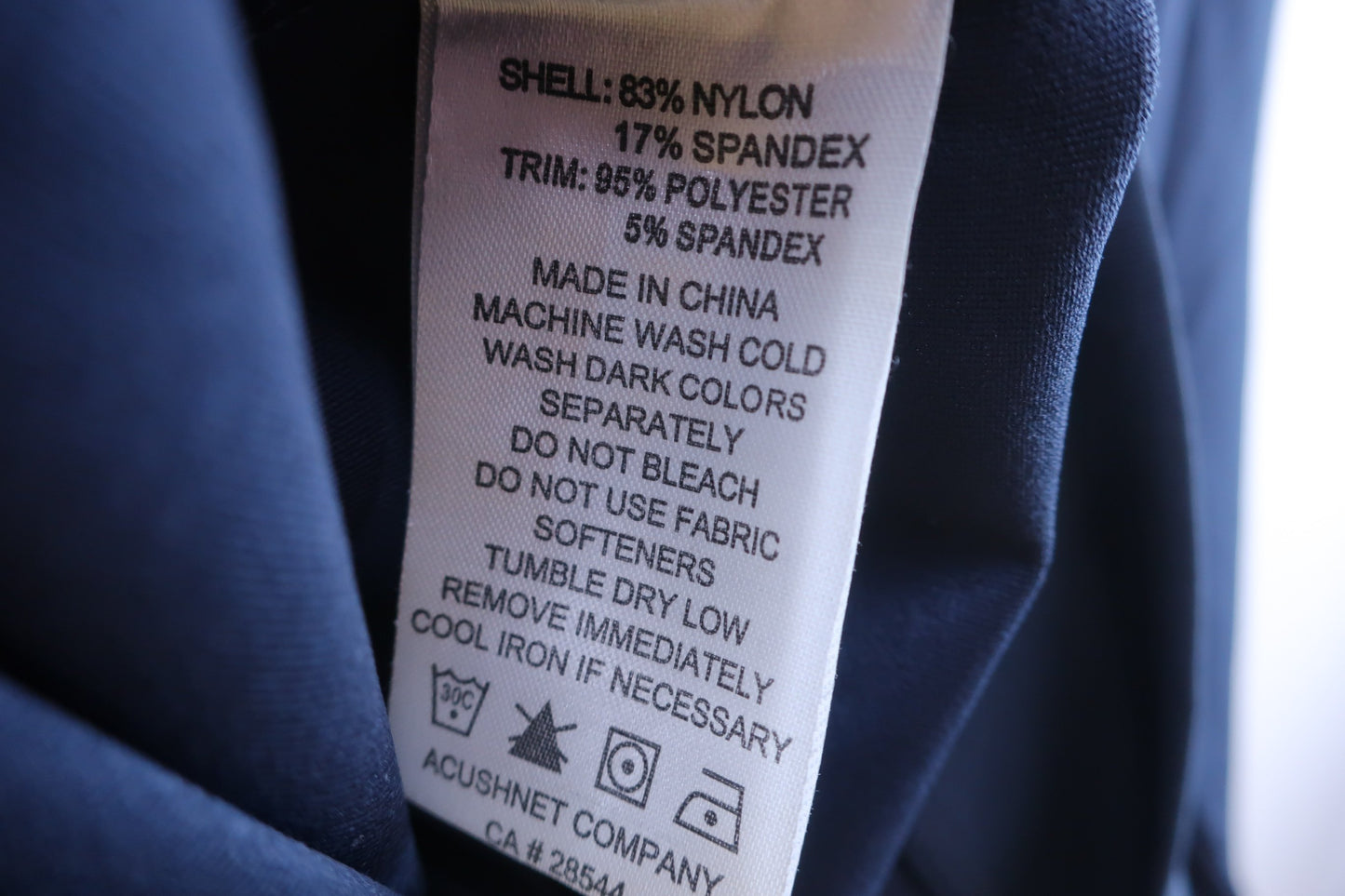 FOOTJOY(フットジョイ) 長袖ハーフジップシャツ ネイビー メンズ S A-5