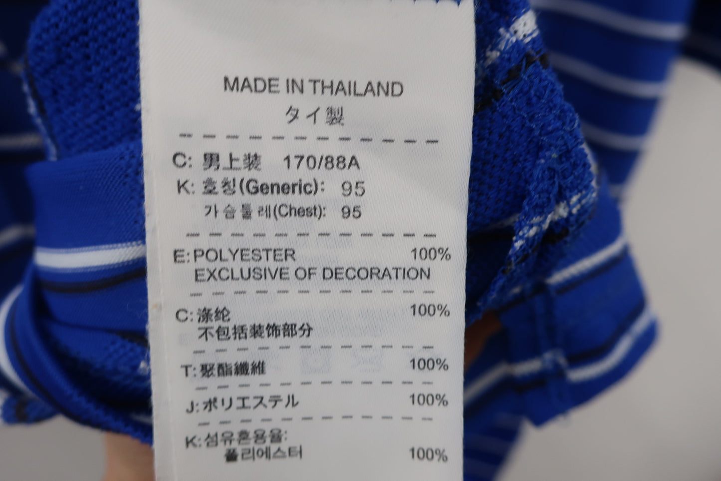 NIKE GOLF(ナイキゴルフ) ポロシャツ 青白ボーダー メンズ M A-5