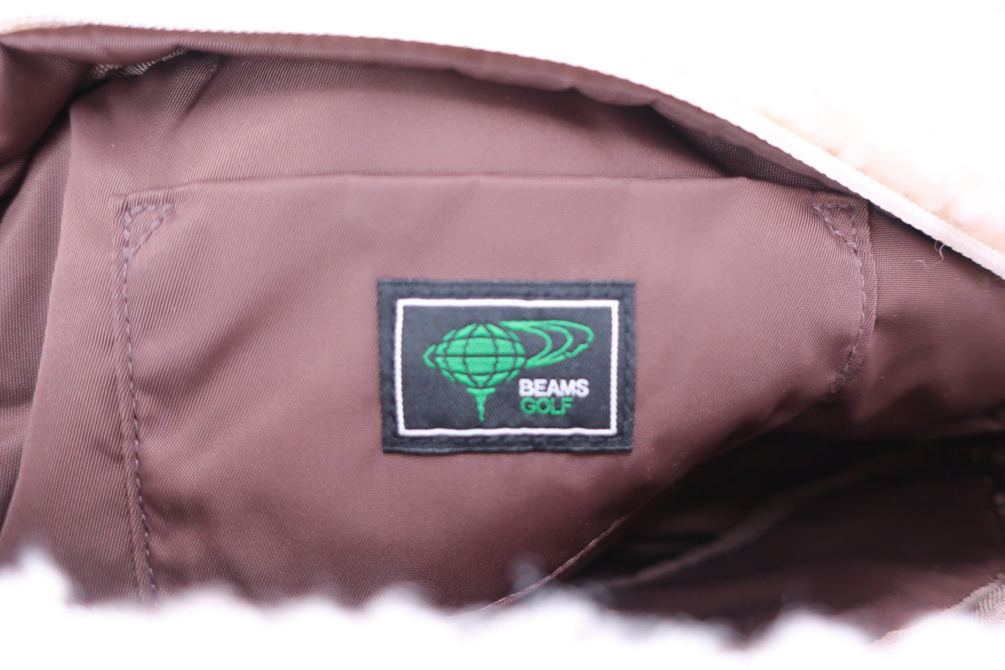 BEAMS GOLF(ビームスゴルフ) カートバッグ 白ボアベージュ レディース フリーサイズ A-9