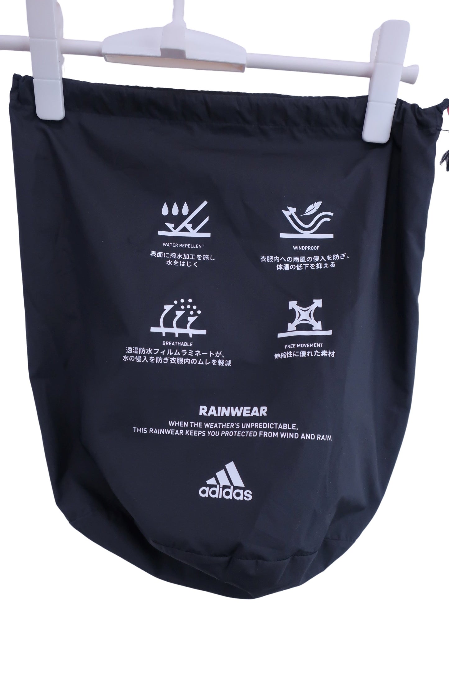 adidas(アディダス) レインワンピース ネイビー総柄 レディース M A-7
