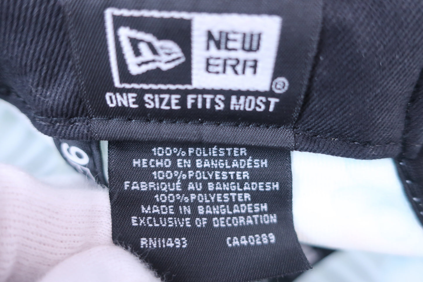 NEW ERA(ニューエラ) キャップ 水色黒 メンズ F A-7