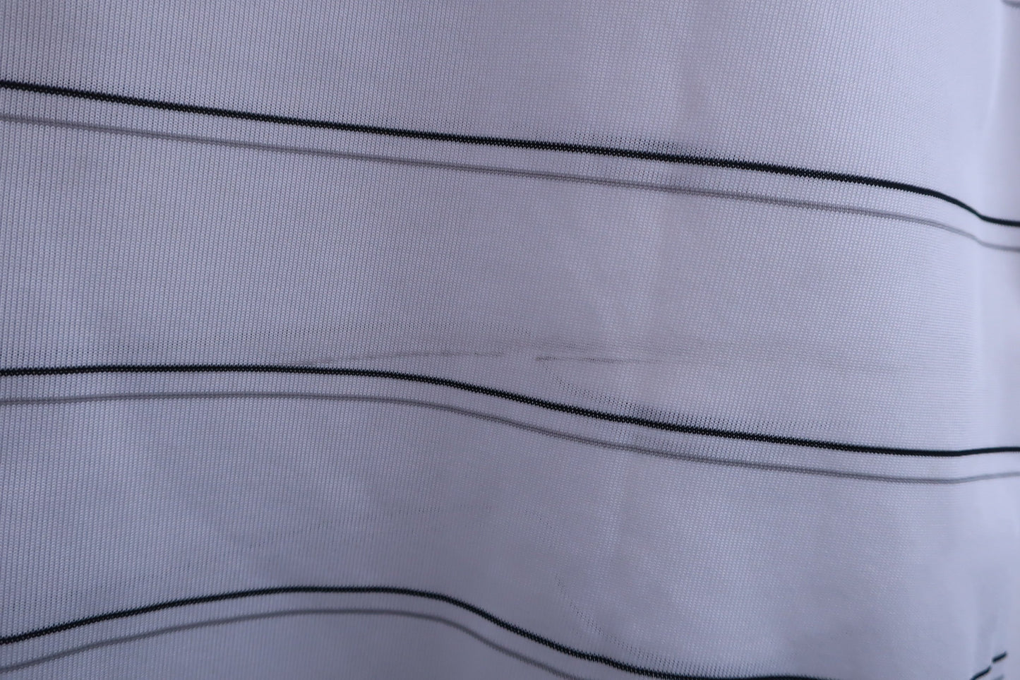 Titleist(タイトリスト) ポロシャツ 白ボーダー メンズ L B-10