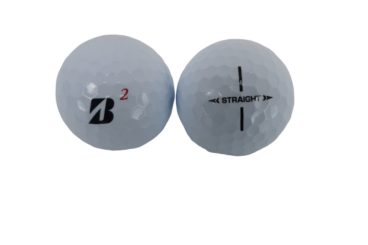 BRIDGESTONE GOLF(ブリヂストンゴルフ) ゴルフボール ホワイト 2ダース SUPER STRAIGHT 2023年モデル N-3